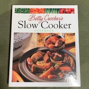 Betty Crocker’s Slow Cooker spiral bound cookbook.  Approximately 9” x 10 1/2”